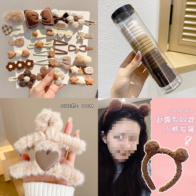 Peel de peluche para niños BB clip clip de peluche clip lateral para niñas lindas niñas toque de pelo para bebés