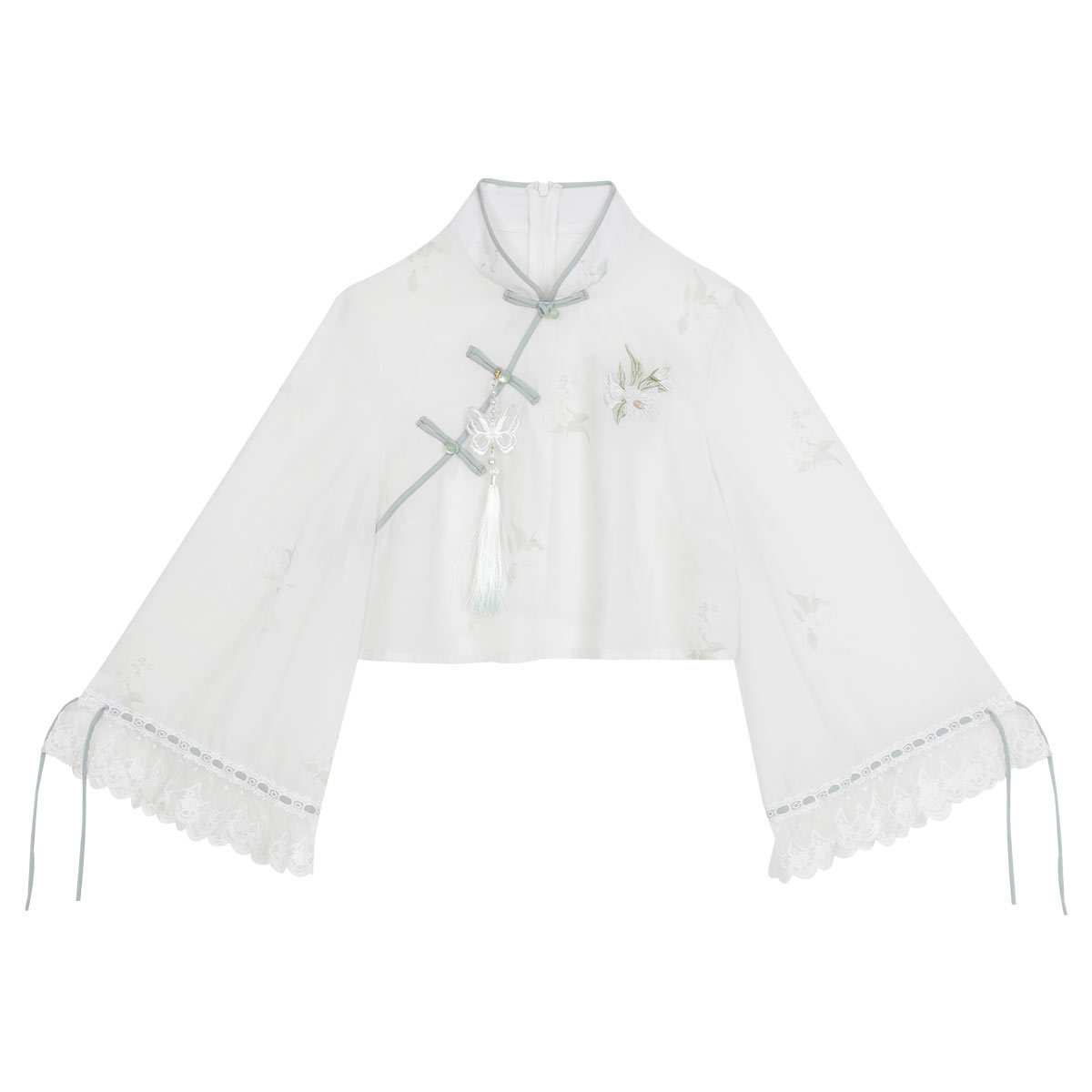 Original Jasmine carta Han vestido femenino estilo chino diario Han elementos fuera de la falda de suspensión conjunto de primavera y otoño 6732