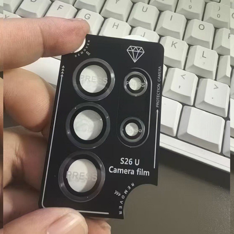Aplicable a Samsung S26 película de cámara de teléfono celular CD metal ojo de halcón S24 posicionamiento segundo pasador s25 película de lente ultra