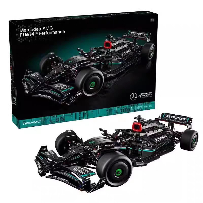 Compatible with Lego Technology Machinery Group Mercedes-Benz F1 Racing Formula Assembled 42171 Building Blocks Toy
