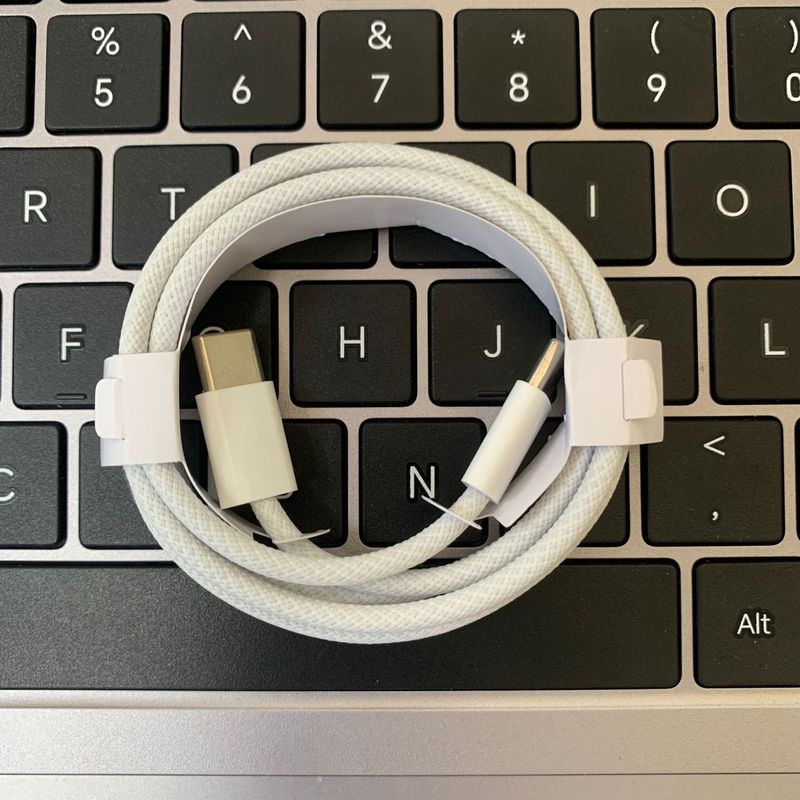 Apple 15/16 織物データケーブル pd20w 高速充電デュアル C ケーブル タイプ C ノートブック iPad 充電ケーブルに適しています。|undefined