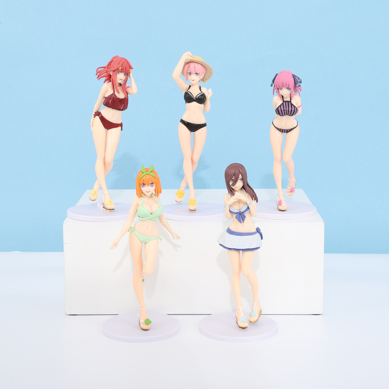 Five equal parts of the flower wedding bride hand-held Nakano one flower two is three or four leaves may swimming blind box decoration model