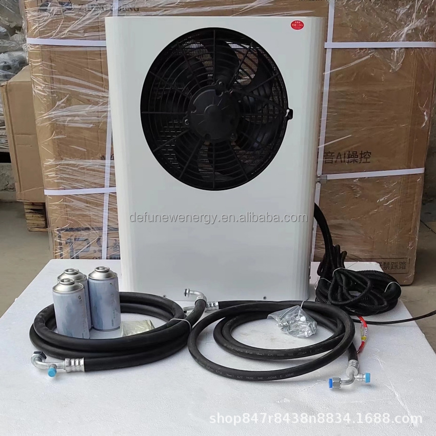 Vehicle-Mounted Parking Air Conditioner 24V Refrigeration Large Truck Electric Variable Frequency Dc 12V Excavator Loader Forklift Modification