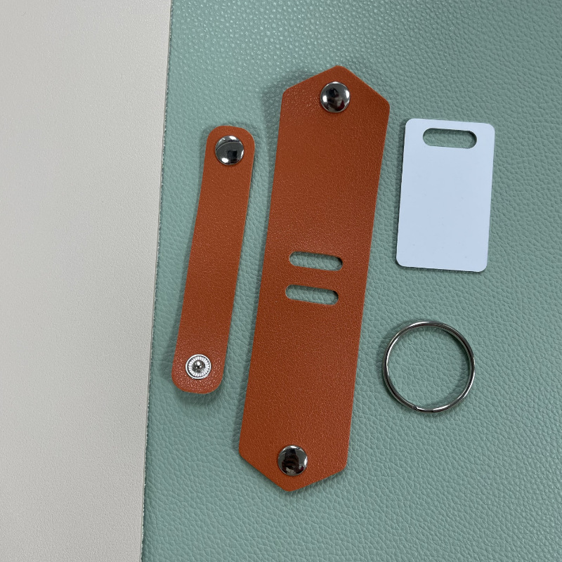 16g Weight Slip-on Clasp Closure Type Keychain Classification 1 Piece Quantity Daily Occasion Pu Leather, Aluminum sheet Material Solid Color Pattern Unisex Gender Simple Style Style Simple Style Solid Color Pu Leather Aluminum Sheet Unisex Slip-on Keychain 14