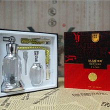 雅爵508套装2只水烟壶加强5层消音过滤器迷你壶壶水烟袋烟斗