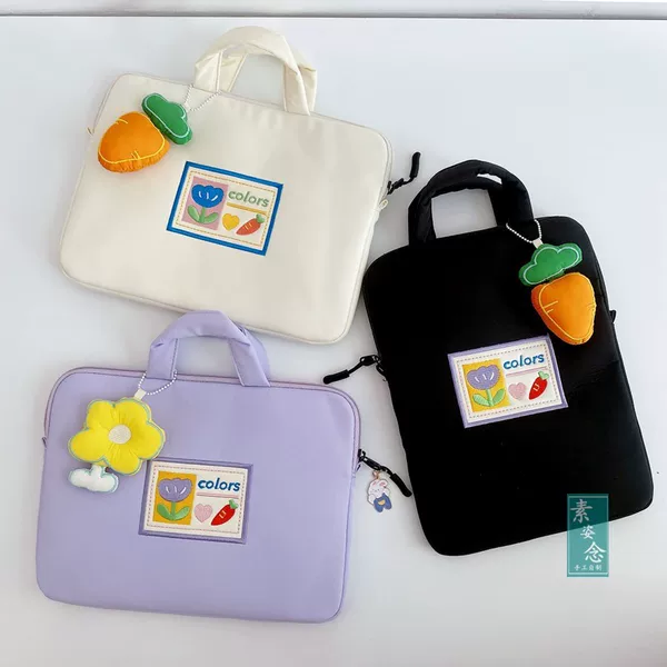Niche Design Cute Tablet Computer Bag Women's Inner Pad Protective Bag Suitable for 11-inch iPad Storage Bag Portable