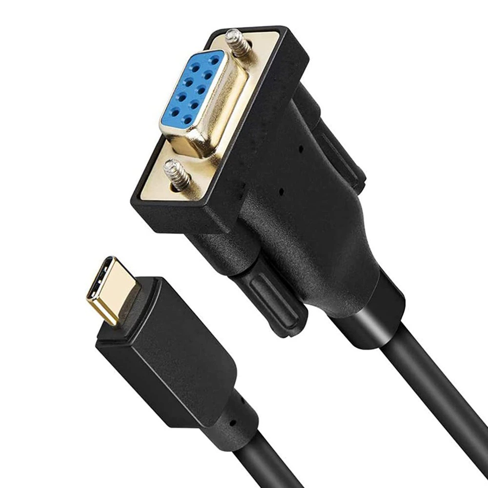 USB-порт последовательного интерфейса DB9 male для отладки USB к 232, кабель COM порта TYPE-C к DB9