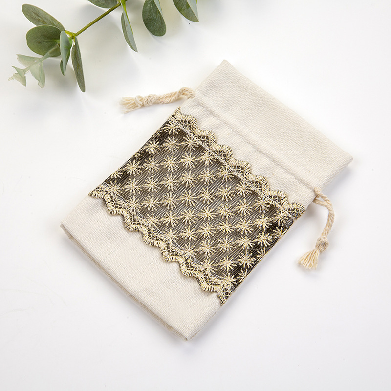 Patrón de estrellas de oro negro; 10*14