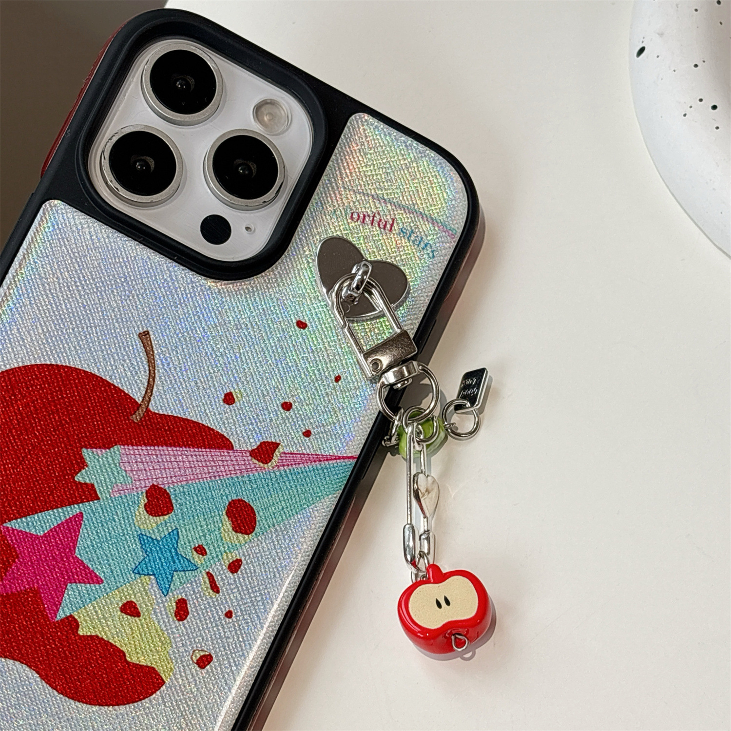 Simple personalidad estrella Apple para iPhone15Pro funda para teléfono móvil 16ProMax pareja 14 nuevo 13 femenino 15P