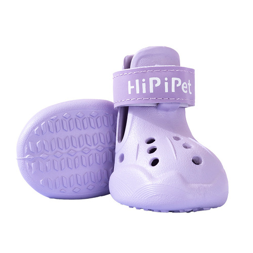 New summer pet dog shoes hole shoes eva material lightweight wear-resistant cross-border Teddy Bichon Bear pet dog supplies