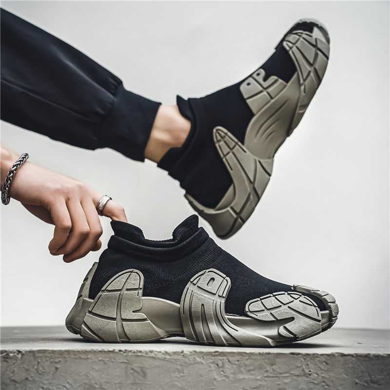 Sock 2024 summer hiking new sports soft soled casual large-sized men's shoes, lightweight and breathable pedals_voghion.com