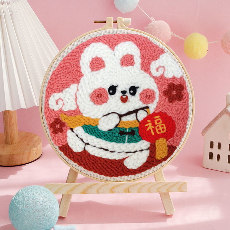 ロシアのスタンプ刺繍手作り diy ウール絵画カップルヘビ年装飾品刺繍ギフト材料パッケージ|undefined