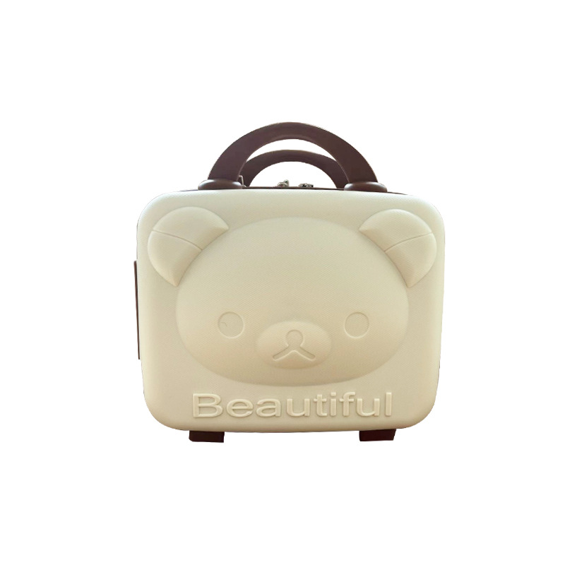 Beige (with lock) turn pull