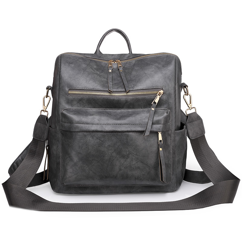 Mochila de gran capacidad transfronteriza zhenli mochila de mujer retro europea y americana mochila multifuncional para mujer