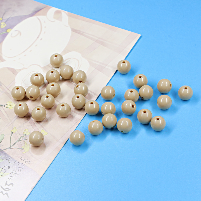 [0.5kg パック] ソリッドカラーラウンドビーズアクリル子供用 DIY 手作りビーズキャンディーカラービーズ卸売|undefined