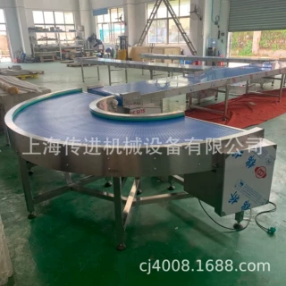 食品级转弯输送机 餐盒输送线 90°转弯机  转弯网带机支撑订购