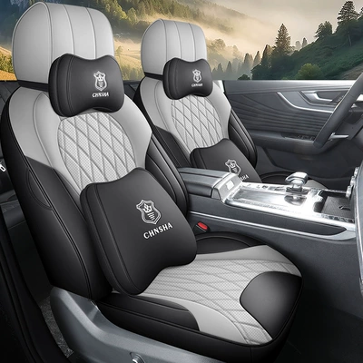 hs5 special car seat cover: Four Seasons Pad - art-gray-deluxe-edition-rear-all-inclusive-sj-red-flag-hs5-only