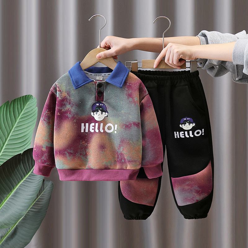 7782 traje de camisa POLO para niños primavera 2025 nuevo estilo estilo occidental ropa de celebridades de Internet para niños primavera y otoño traje de dos piezas primavera