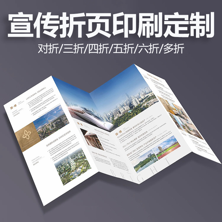 Folding Product Introduction Manual Business Brochure Advertising Leaflet Color Page Album Poster Design Printing