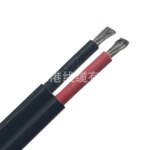 厂家直销光电用镀锡铜线2&times;6平方两芯光伏线双芯TUV光伏电缆