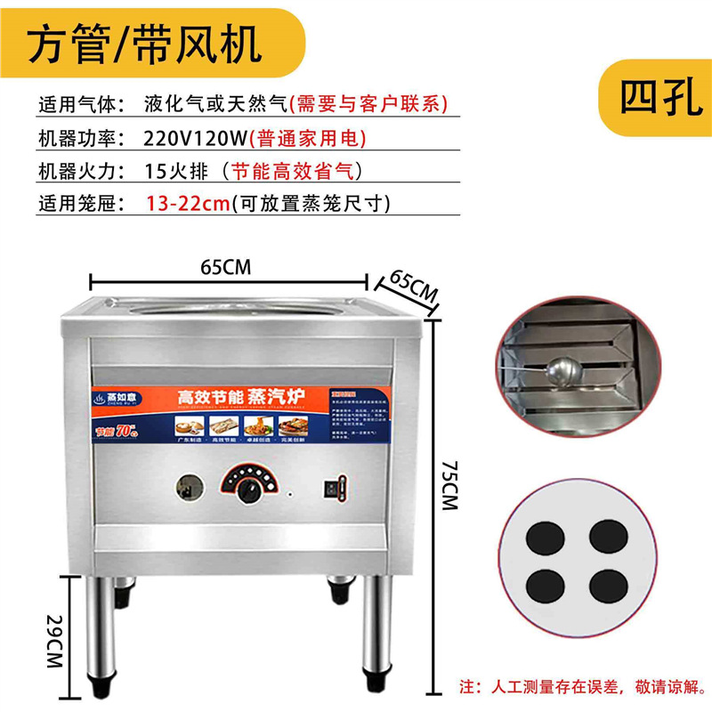 horno de vapor de paquete de tubo cuadrado con ventilador, horno de vapor de paquete de jaula de paquete de vapor de paquete de vapor de gas eléctrico y ahorro de energía de alta eficiencia