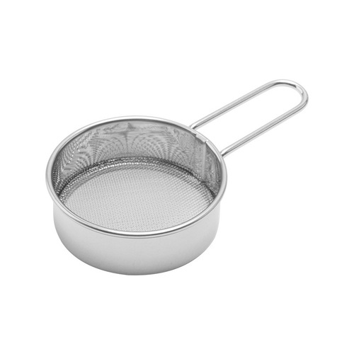 304 Stainless Steel Flour Sieve Household Ultra-fine Powder Filter Mesh Baking Handheld Powder Sifter Kitchen Tool Wholesale