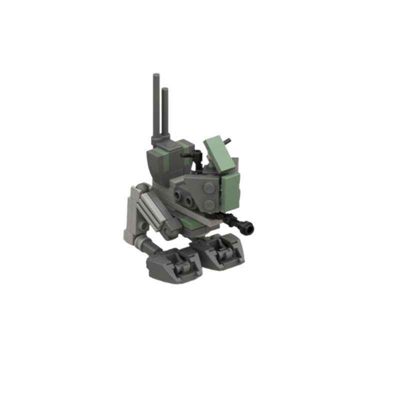 Mecha Baustein Spielzeug Mini Modell Pädagogisches Set_voghion.com