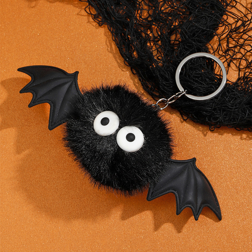 Cartoon Style Style Cartoon Style Bat Silica Gel Metal Halloween Unisex Bag Pendant Keychain