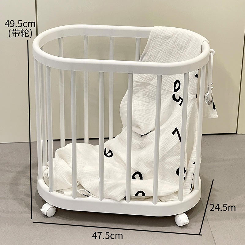 Nueva canasta de ropa sucia, ropa sucia de gran capacidad para el hogar, canasta de almacenamiento de esterilla de yoga, estante de canasta de ropa sucia de baño móvil