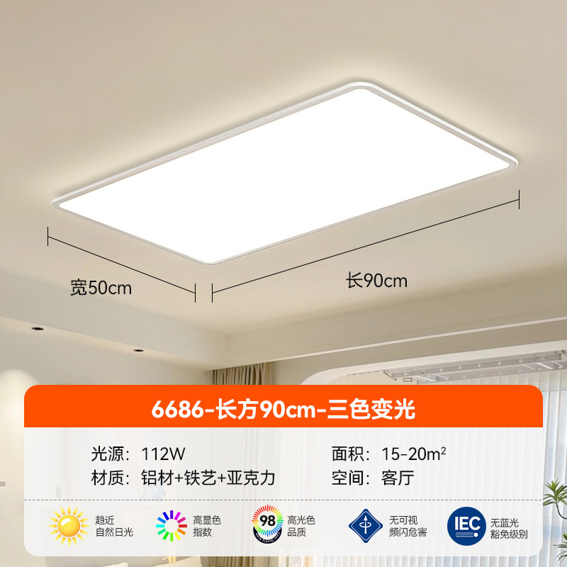 天井灯客間灯全屋コースLED全スペクトル高顕指保護灯具家庭用レストラン書斎灯|undefined