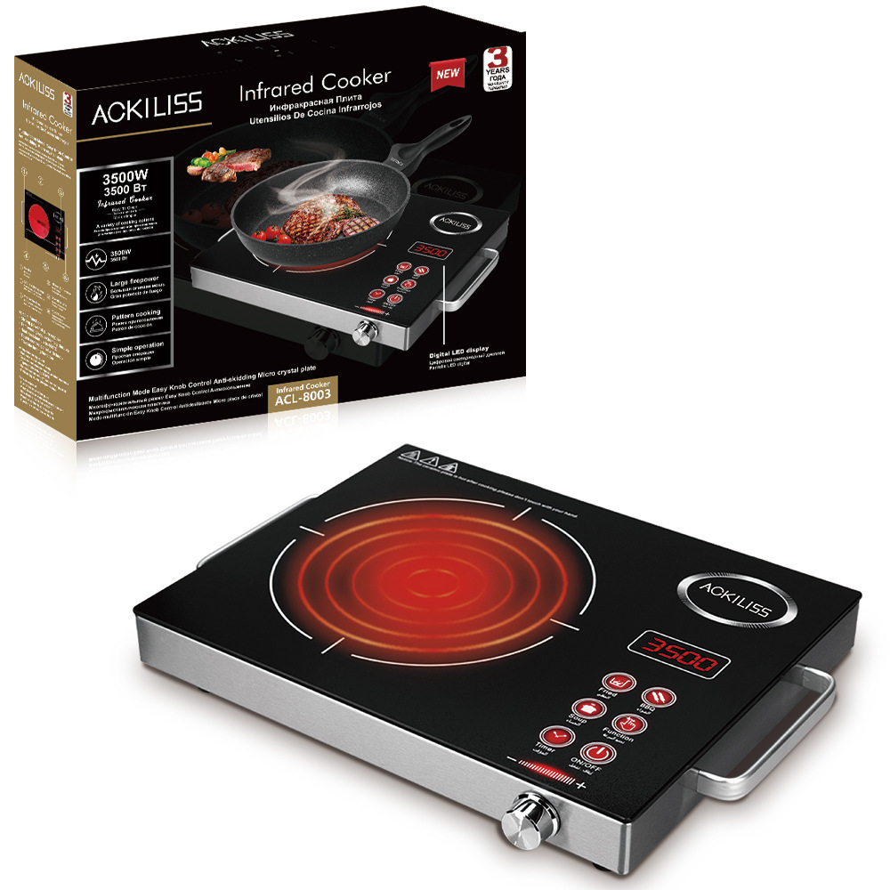 Cross-Border European Standard Hot-Selling Household Multi-Functional High-Power Electric Ceramic Stove Touch-Type Intelligent Induction Cooker Induction Cooker