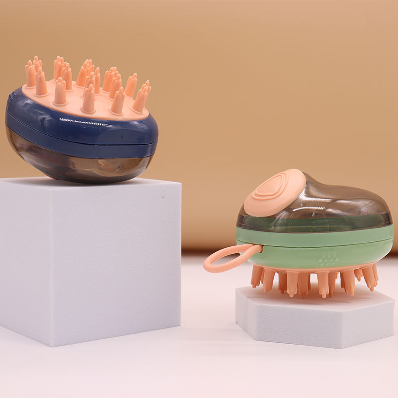 Cepillo de baño para mascotas perro masaje cepillo de baño gato Teddy Golden Retriever suministros de limpieza cepillo de baño de silicona al por mayor