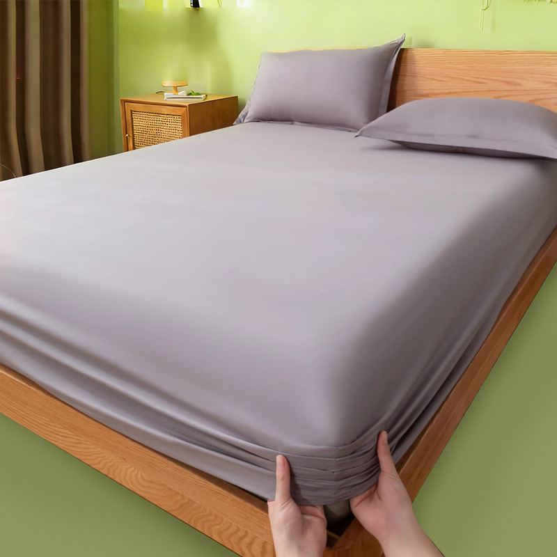 2025 nuevo estilo 100 funda de cama de algodón de una sola pieza funda protectora de colchón funda de cama de algodón 2