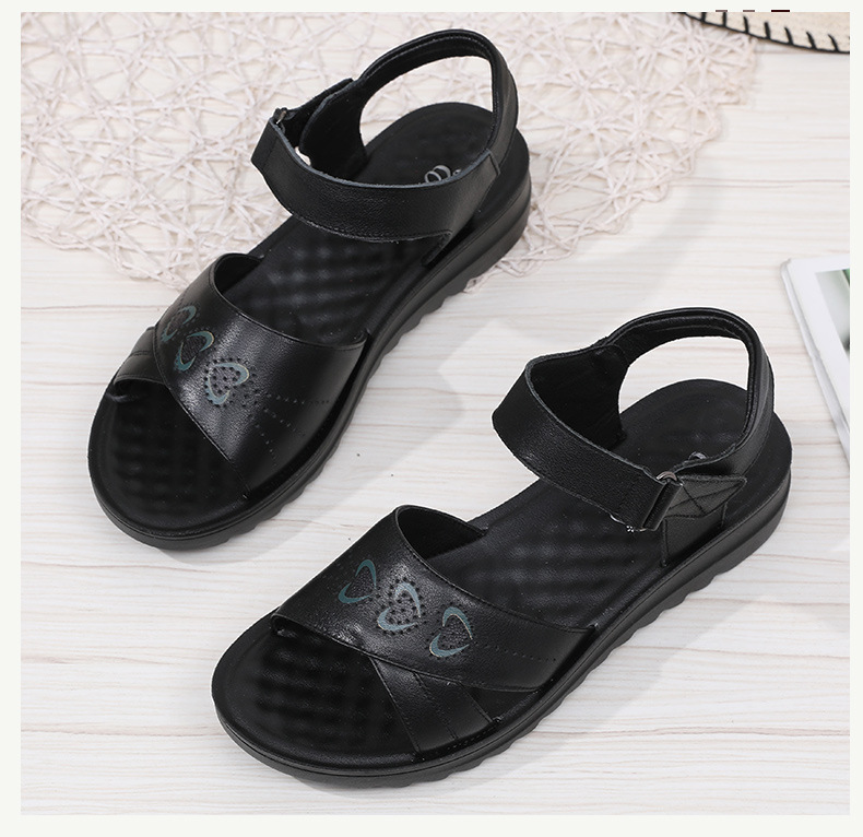 C4628 1120K GIÀY DÉP SANDAL NỮ RUITDT ĐẾ MỀM MÙA HÈ TRUNG NIÊN THOÁNG KHÍ GIÀY DÉP NỮ DA BÒ G04 SẢN PHẨM MỚI