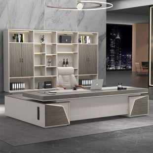 Office furniture President desk simple modern single boss table and chair combination office desk fashion executive manager desk