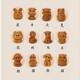 Barbie Sandalwood Carving Zodiac Zodiac Birth Year Pendant Necklace Wooden DIY All-match Accessories Pendant
