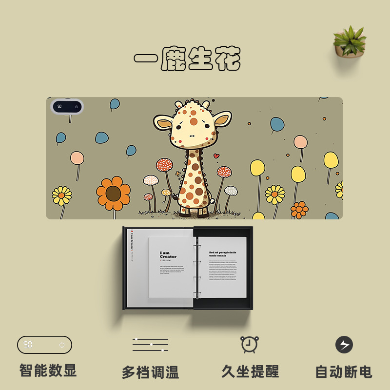 꽃을 키우는 사슴