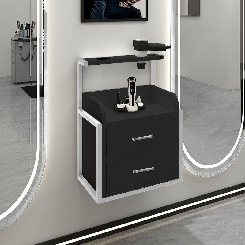 Gabinete de herramientas de peluquería tabla de corte de pelo especial de salón de peluquería tipo pared cabinet de herramientas de peluquería estante de artículos de corte de pelo