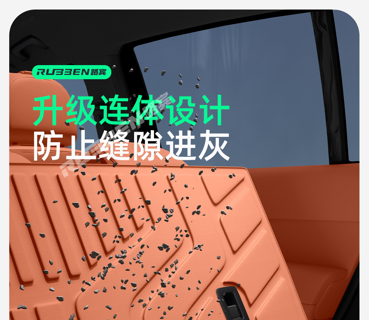 Suitable for Deep Blue L06/L07/S05/S07 Integrated Trunk Mat Tpe One-Piece Mat Anti-Scratch and Wear-Resistant Interior Modification
