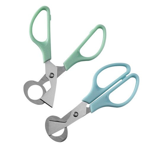 Home kitchen egg cutter stainless steel round mouth egg opener bird egg quail egg scissors kitchen egg cutter