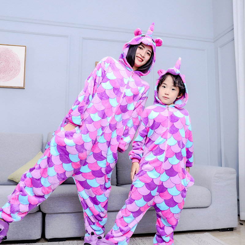 보라색 물고기 규모