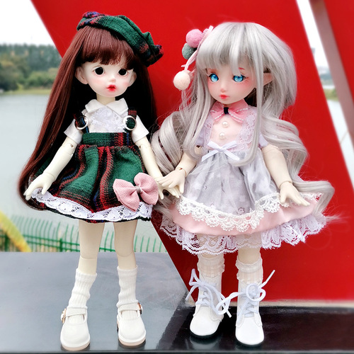 6 Points BJD Doll Clothes OB24 Baby Doll Outfit Barbapapa Plush Toys Accessories Manufacturer Wholesale