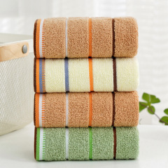 Wholesale 100% Cotton Towels, Absorbent and Thick, Soft Plain Color Household Face Towels, Full Cotton Wholesale Gift Log