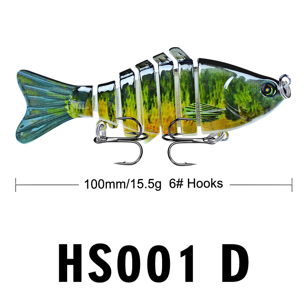 Shallow Diving Jointed Swimbait 15 Colors Hard Swimbaits Bass Trout Fresh Water Fishing Lure