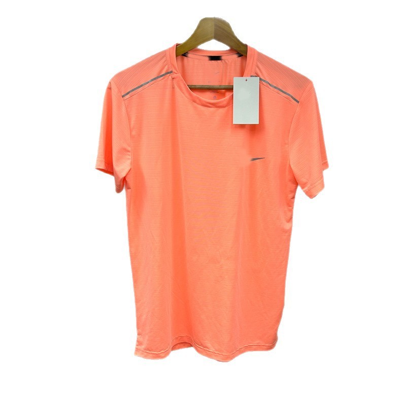 外贸批发体育生训练速干田径训练服跑步运动服短袖运动反光运水晶|undefined