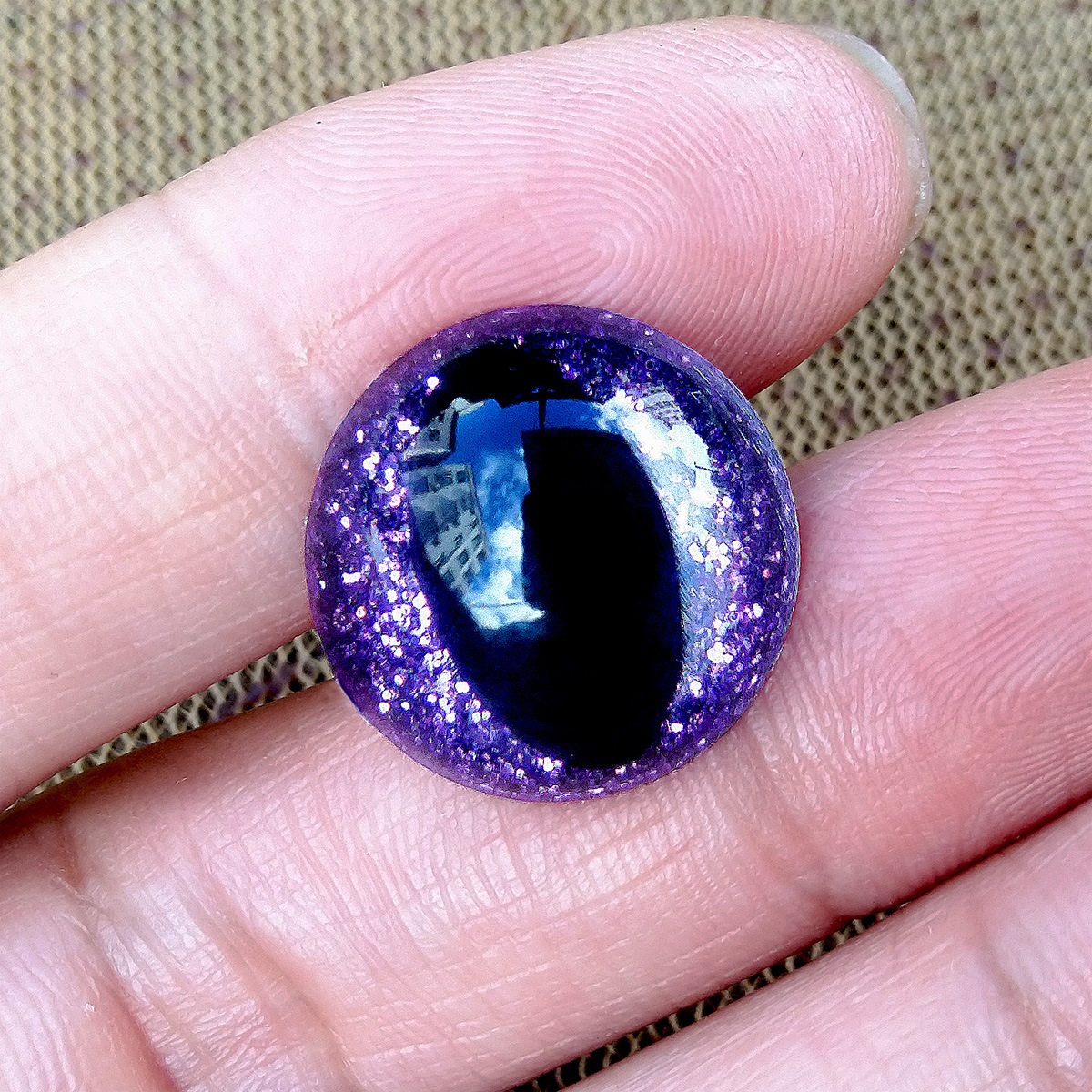 Cross-border 12-24mm de alta calidad de Cristal ojos de gato brillante brillo ojos de Cristal de peluche muñeca de juguete Accesorios