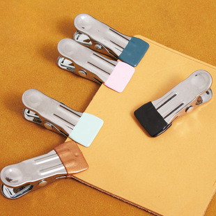10 Pcs/Pack Stainless Steel Leather Suture Clip DIY Leather Handmade Fixing Tool Mixed Color Traceless Fixing Clip