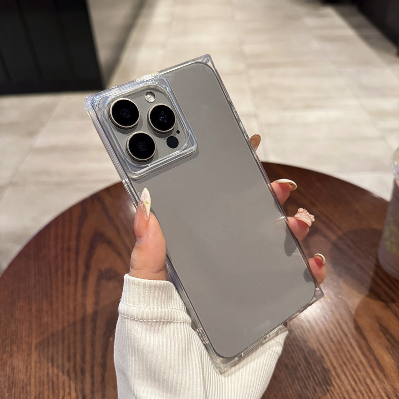 Ice Crystal Aesthetic Ice Cube Phone Case High Transparency Anti-Yellowing｜Naked Texture｜Iphone Full Series｜Popular Ice Transparent Case