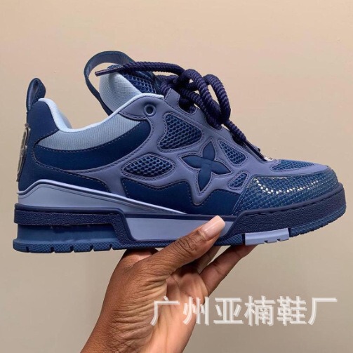 Guangzhou Shoe Factory Mesh Basketball Shoes Breathable Bread Shoes Retro and Fashionable Board Shoes Trendy Casual Sports Torre Shoes