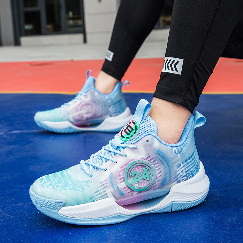 Glow-In-The-Dark Fluorescent No. 24 Sneakers for Couples, Sports Dad Shoes That Can Friction and Sound, Basketball Shoes, Running Shoes Glow-In-The-Dark Fluorescent No. 24 Sneakers for Couples, Sports Dad Shoes That Can Friction and Sound, Basketball Shoes, Running Shoes